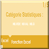 Fonctions : NB.VIDE,NBVAL et NB.SI Logo