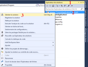C# : Exécuter un programme en mode console