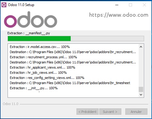 Installer Odoo sur Windows