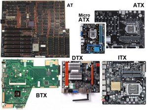 Les différents formats de carte mère
