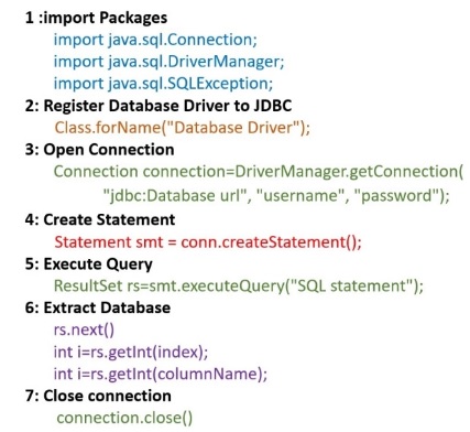 Traitement des instructions SQL avec JDBC
