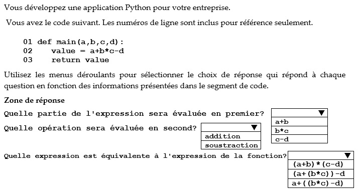 Exercices les types de données en Python