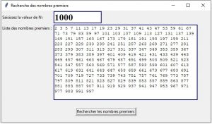Exercices widget tkinter en python