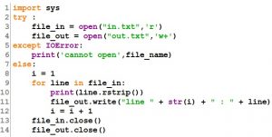 Exercices les fichiers en Python