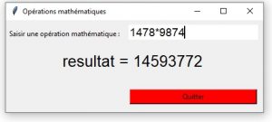Exercices événements tkinter en python