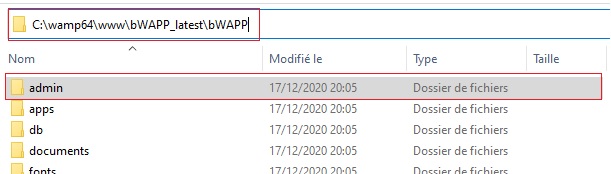 Comment installer l'application Web bWAPP