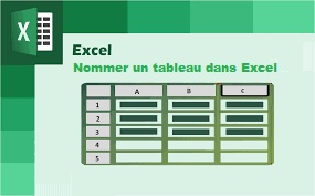 Nommer un tableau dans Excel