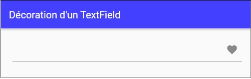 InputDecoration pour TextField et TextFormField