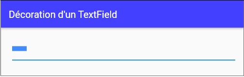 InputDecoration pour TextField et TextFormField