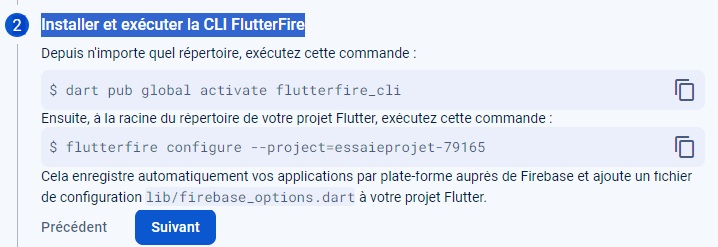 Ajouter Firebase à votre application Flutter