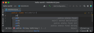 Créez votre premier projet avec Intellij IDE