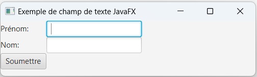 JavaFX TextField